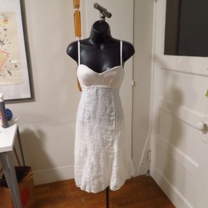 Sandro Ferrone - Rome Gorgeous White Linen Dress